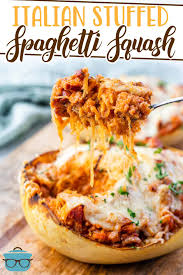 Italian Stuffed Spaghetti Squash Recipe Recipes Spaghetti Squash Spaghetti Squash Recipes