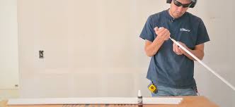 Insert the panel into the channel on the wall, then into the channel at the fascia board. Shop Finish Carpentry Tv