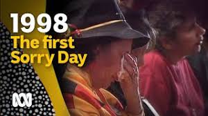 5 national sorry day, may 26th aboriginal art by wall art prints a day to acknowledge the historical treatment of reg edwards raises his fists in triumph at rudd's speech. Australia S First Sorry Day 1998 Retrofocus Abc Australia Youtube