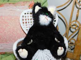 Black And White Cat Ty Beanie Baby Ty Beanie Baby Purrcy 1993 Vintage Ty Cat Black And White Etsy Baby Beanie White Cat Ty Beanie