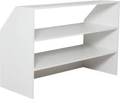 Kit De Rangement En Panneaux De Particules Aglomerees Melaminees Blanc D Epaisseur 16 Mm Compose De 2 Tablettes Meuble Sous Comble Combles Amenagement Placard