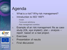 Risk control and risk minimization. Risk Management In Medical Device Industry According To Iso Ppt Download