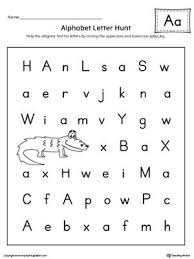 Alphabet Letter Hunt Letter A Worksheet Alphabet Letter Hunt Letter O Worksheets Letter S Worksheets