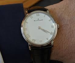 The other is in the town of villeret, in the canton of bern. Hands On Dressy But Not Delicate The Blancpain Villeret Extra Flat 6605 Time And Tide Watches