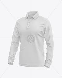 White tshirts, polo shirts for men or women mockup. Men S Long Sleeve Polo Shirt Mockup In Apparel Mockups On Yellow Images Object Mockups