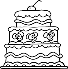 You will jump in joy when you see your child smiling, as he or she colors these printable pages in the most vibrant color schemes you ever imagined! Wedding Cake Coloring Pages Printable Coloring4free Coloring4free Com