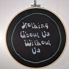 Maybe you would like to learn more about one of these? Hilda Smith S Subversive Cross Stitching Disability Arts Online