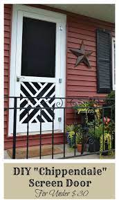 I'm going to have the 2 cedar screen doors i received from you last week installed. Diy Wood Screen Door Tutorial Red Cottage Chronicles