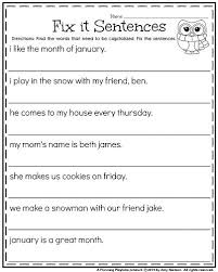 1st Grade Worksheets For January 1st Grade Writing First Grade Writing 1st Grade Worksheets