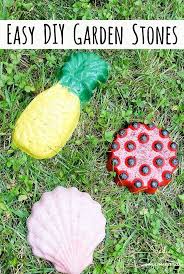 Decorative Garden Stones By Using Some Copper Molds As Stone Molds Decorative Garden Stones Garden Stones Garden Decor