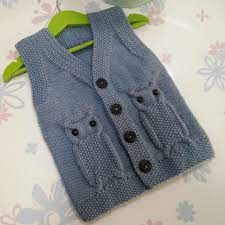 Baykuslu Yelek Netten Alinti Baby Knitting Patterns Yelek Hirkalar