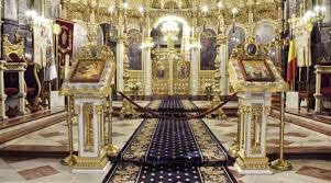 Reconstruită în 1858 de mitropoli. Biserica Sfantul Spiridon Nou