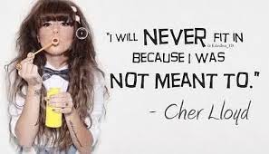 I Will Never Fit In Quote Picture