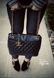 Authentic Black And White Chanel Bag I Am Style Ish Vintage Chanel Bags Where To Buy Vintage Chanel Bag Chanel Bag Vintage Chanel