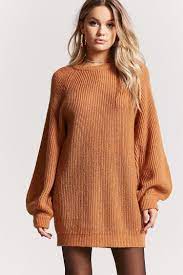 Oversized Ribbed Knit Sweater Dress Forever 21 Sweater Dress Ribbed Knit Sweater Sweaters