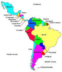 Schau dir unsere auswahl an latin america map an, um die tollsten einzigartigen oder spezialgefertigten handgemachten stücke aus unseren shops für wohndekor zu finden. Central America Jamaica Panama Cuba Haiti Nicaragua Costa Rica Mexico Honduras Guatemala Belize El Latin America Map America Map South America Map