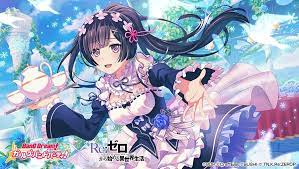 A page for describing characters: Bandori X Re Zero Collab Rinko S Trained Card Art Bangdream