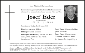 The name became a symbol of god's watchfulness over his people. Firmenbegrunder Josef Eder Sen Im Alter Von 81 Jahren Verstorben