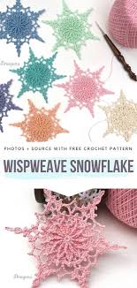 Delicate Crochet Snowflakes Free Patterns Crochet Xmas Crochet Snowflake Pattern Christmas Crochet Patterns
