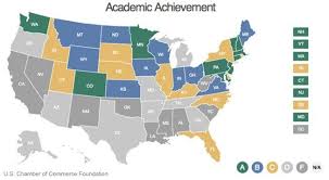 Business Leaders Think These Are The Best States For Education Business Leader Education Historical Maps