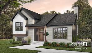 In the kitchen a snack bar provides additional seating and counter space. Modern Split Level House Plans And Multi Level Floor Plan Designs