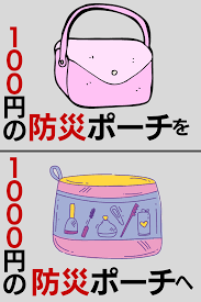 持ち歩く防災グッズ 防災ポーチ の作り方を独自の視点で解説 防災 良い習慣 ポーチ