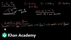 Fourth, convert that to mols: Calculating Mass Percent Worked Example Video Khan Academy