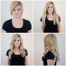 Gorgeous Before And After Hair Transformation Achieved With Tressmerize Hair Extensions For Short Hair Hair Extensions Before And After Tape In Hair Extensions