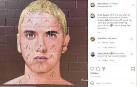 Chicago Artist Will Restore Vandalised Eminem Mural in Detroit