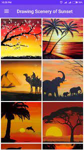Next may be the photo about imagenes de la naturaleza animada para dibujar that you could generate an insight. Dibujo Paisaje Del Atardecer For Android Apk Download