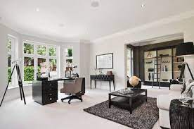 Granted, the motif has a masculine quality, but it's still very pleasing to the female eye as well. Color Design Ideas With Black Furniture