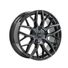 1av Zx11 Transit Black Polished Tinted 18 Inch Alloy Wheels Papa Smith Black Polish Alloy Wheel Ford Transit