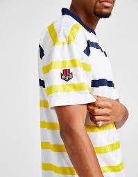 The same shirt as worn in the world cup, it's made from shiny poly fabric in a navy colourway. Score Draw Scotland 90 Away Retro Shirt Herren Weiss Jd Sports