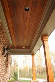 Columns are not ideal for all styles of homes. Western Red Cedar Paneling House Designs Exterior House Exterior House With Porch