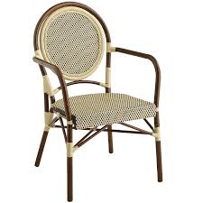 Bistro Chair Mocha Ivory Bistro Chairs Patio Decor Outdoor Tables And Chairs