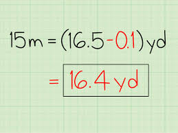 how to convert meters to yards 10 steps with pictures