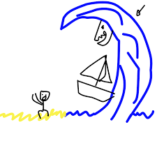 Underwater volcanoes erupting, icebergs calving and in rare instances meteorites hitting the ocean have all produced the giant waves in the past. How To Draw Tsunami Learn To Draw From Other Letsdrawit Players