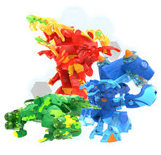 Pyravian, tiko, trhyno, and goreene. Products Bakugan