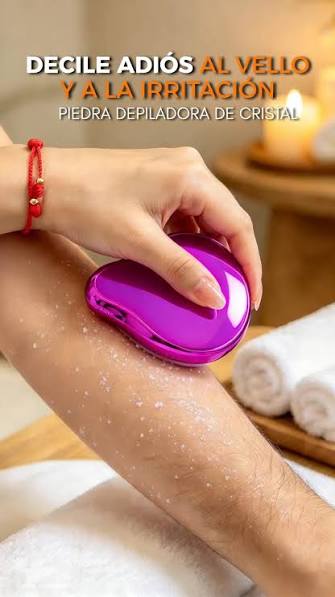 DEPILADOR DE CRISTAL – EXFOLIANTE Recomendado para los tratamientos de  depilacion definitiva❣ El Depilador de Cristal ofrece una rasurada sin  dolor gracias a su particular sistema. Está fabricado con una tecnología de