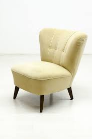 mooie cr ecirc me cocktail fauteuil met leuke stof in een goede vintage staat stoelen fauteuil vintage