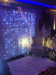 Things To Do For Your 16th Birthday In The Winter Princess Chair Set Up Winter Wonderland Sweet 16 Wonderland Sweet 16 Wonderland Party Decorations Winter Wonderland Wedding Decorations