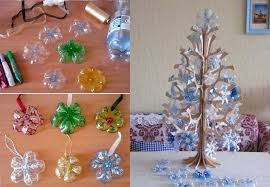 Diy Snowflake Ornaments From Plastic Bottles In 2020 Diy Christmas Tree Ornaments Snowflake Ornaments Diy Plastic Bottle Crafts
