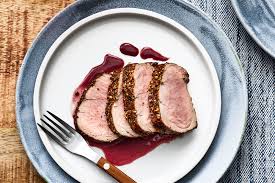 This smoked pork loin recipe is perfect for weekend parties or gameday hangouts. Pork Tenderloin With Roasted Strawberry Ndash Merlot Sauce Recipe Alex Hrabovsky Food Wine