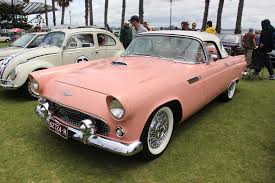 Image result for Sunset Coral 1957 Thunderbird