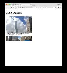 How To Use The Css Opacity Property Webucator