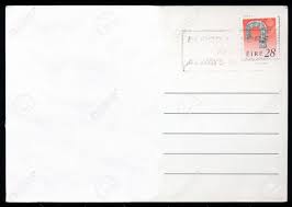 Sending a postcard is an extremely affordable way to communicate when you're using the u.s postal service—regular postcards cost only $0.36 to mail! Blank Postcard With Stamp And Postage Meter Stock Photo Picture And Royalty Free Image Image 5439834