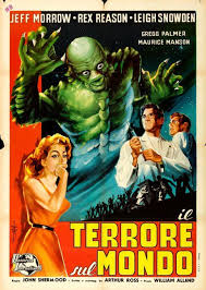 Movie Posters Horror The Creature Walks Among Us Universal International 1956 Ita Classic Horror Movies Posters Italian Movie Posters Movie Posters Vintage