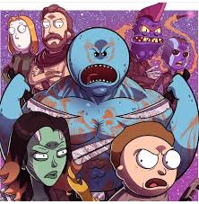 Rick And Morty Guardians Of The Galaxy Rick And Morty Crossover Rick And Morty Rick And Morty Characters