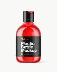 The best bottle mockup that can be used for water, fresh juice, and milk brands. Plastic Bottle Mockup In Bottle Mockups On Yellow Images Object Mockups