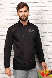 Mens Personalised Chef Jacket Black By Loveabode Black Personalized Chef Jacket Chef Jackets Jackets
